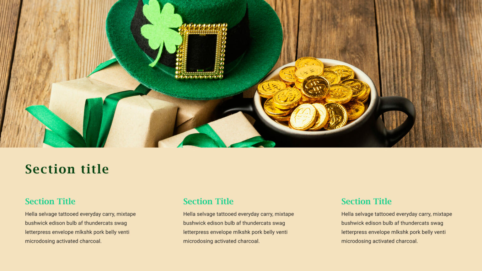 Free St Patrick's Day Leprechaun Powerpoint Template – MasterBundles