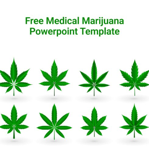 Images with Medical Marijuana Powerpoint Template.