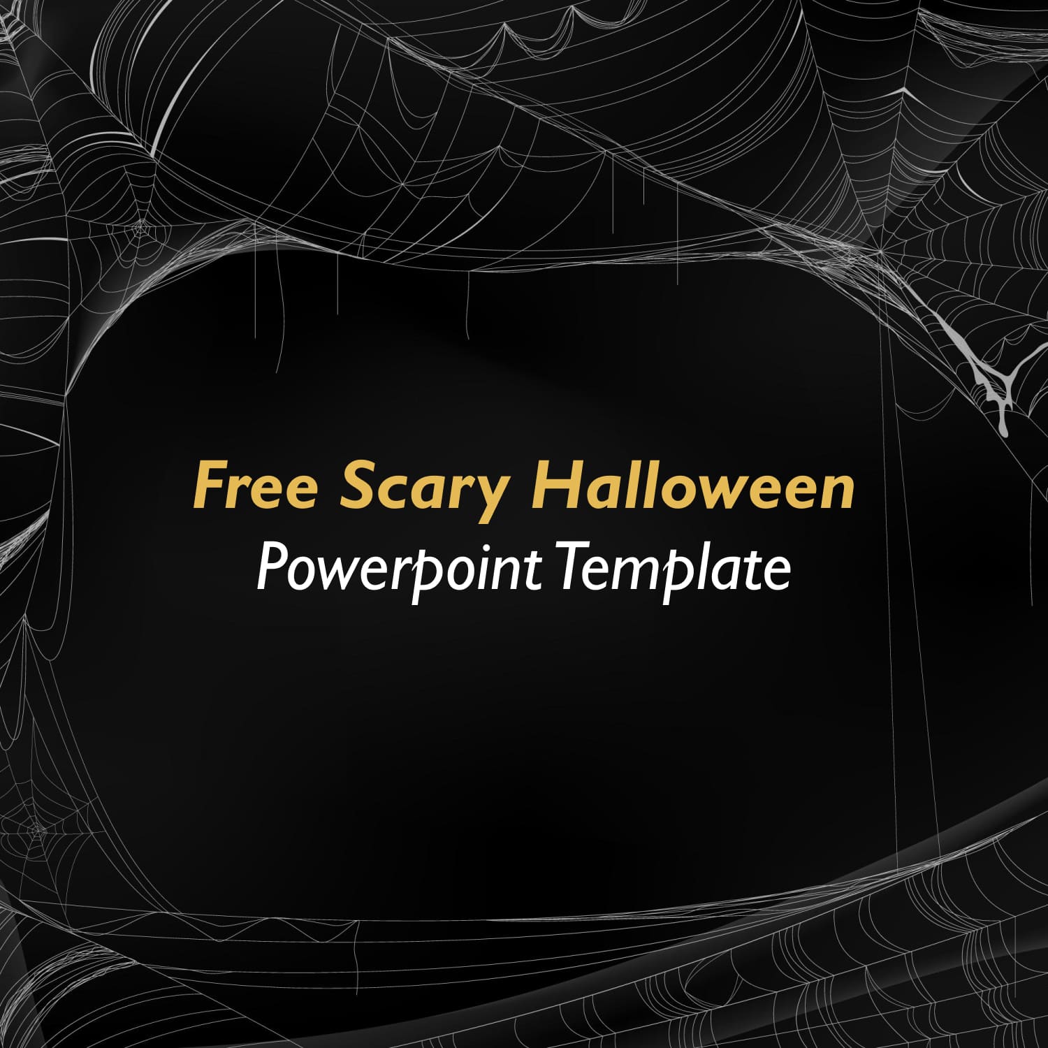 Free Scary Halloween Powerpoint Template.