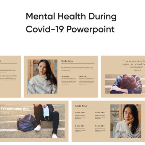 Preview Mental Health During Covid 19 Powerpoint.