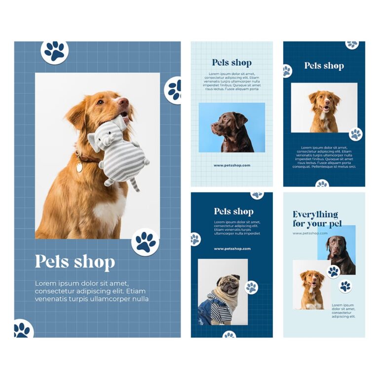 10 Nice Dog Instagram Story Templates MasterBundles