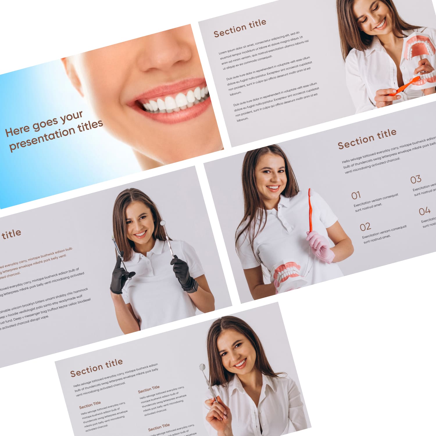 Preview Dental Hygiene Powerpoint Presentation.
