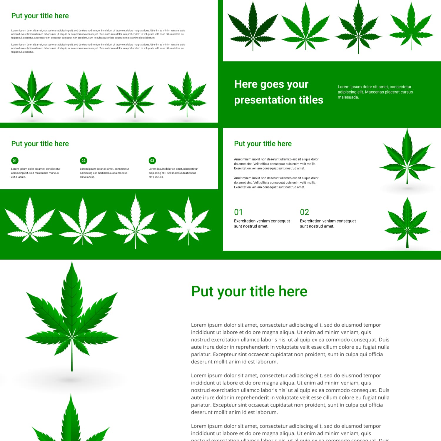 1500x1500 2 Free Medical Marijuana Powerpoint Template.