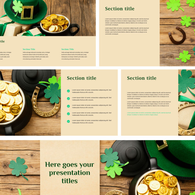 Free St Patrick's Day Leprechaun Powerpoint Template – MasterBundles