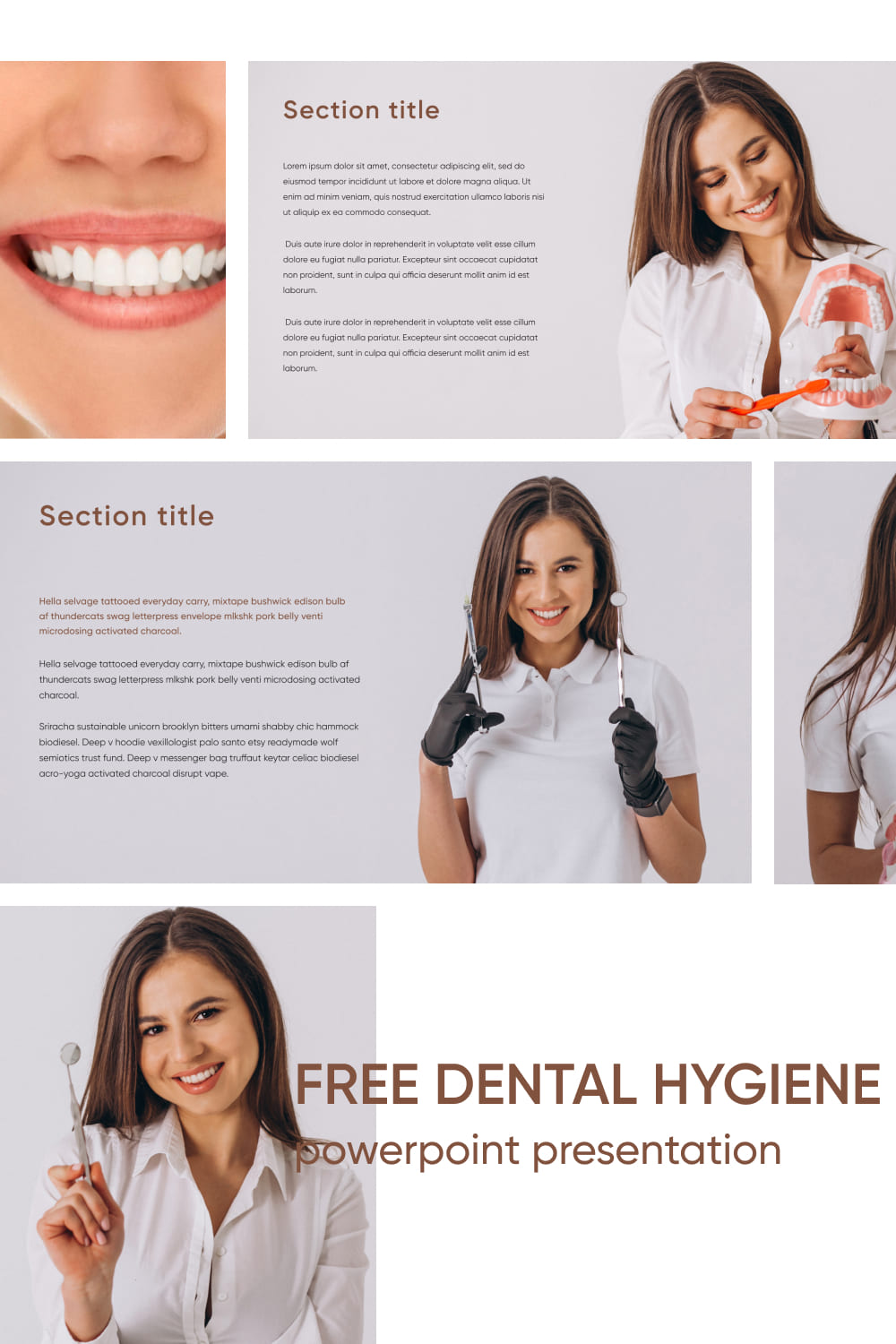 Pinterest of Dental Hygiene Powerpoint Presentation.