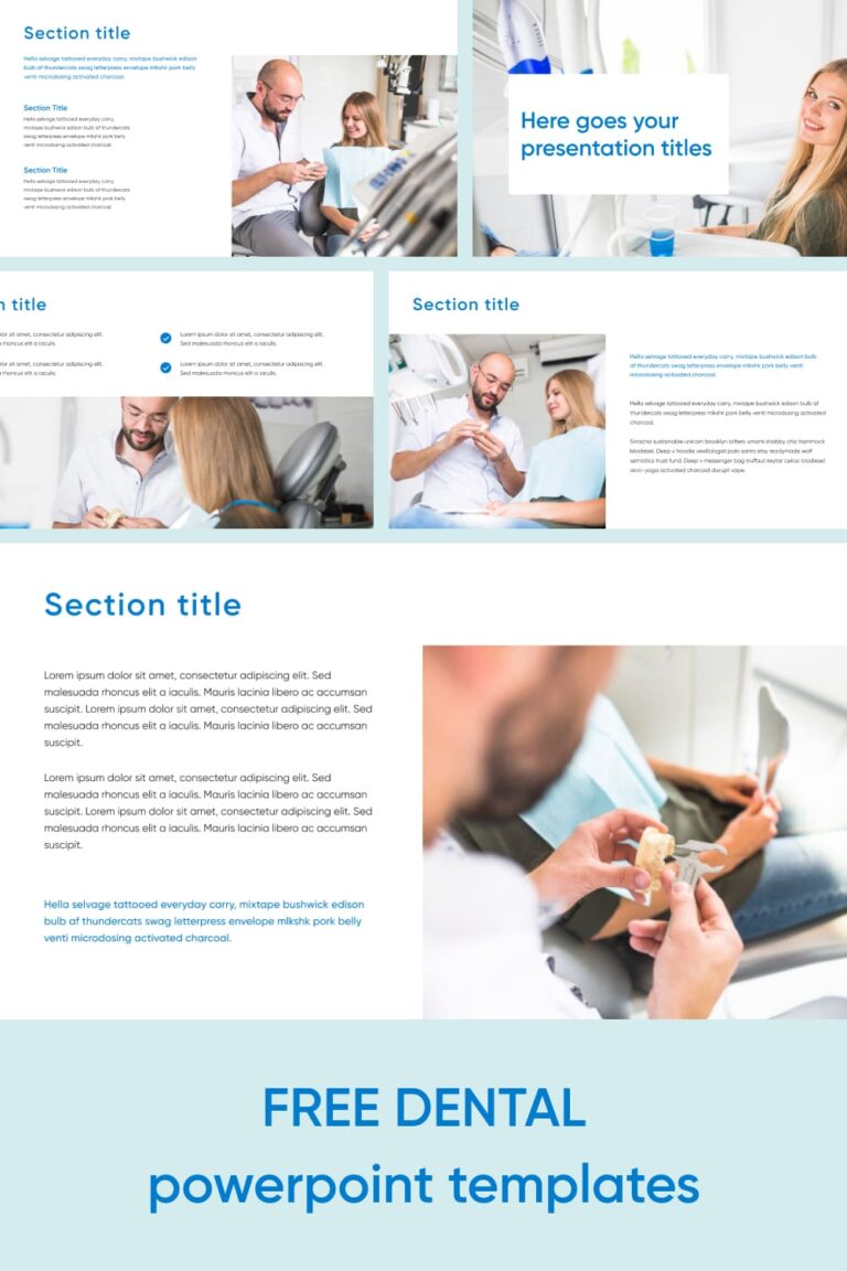 Free Dental Powerpoint Templates – MasterBundles