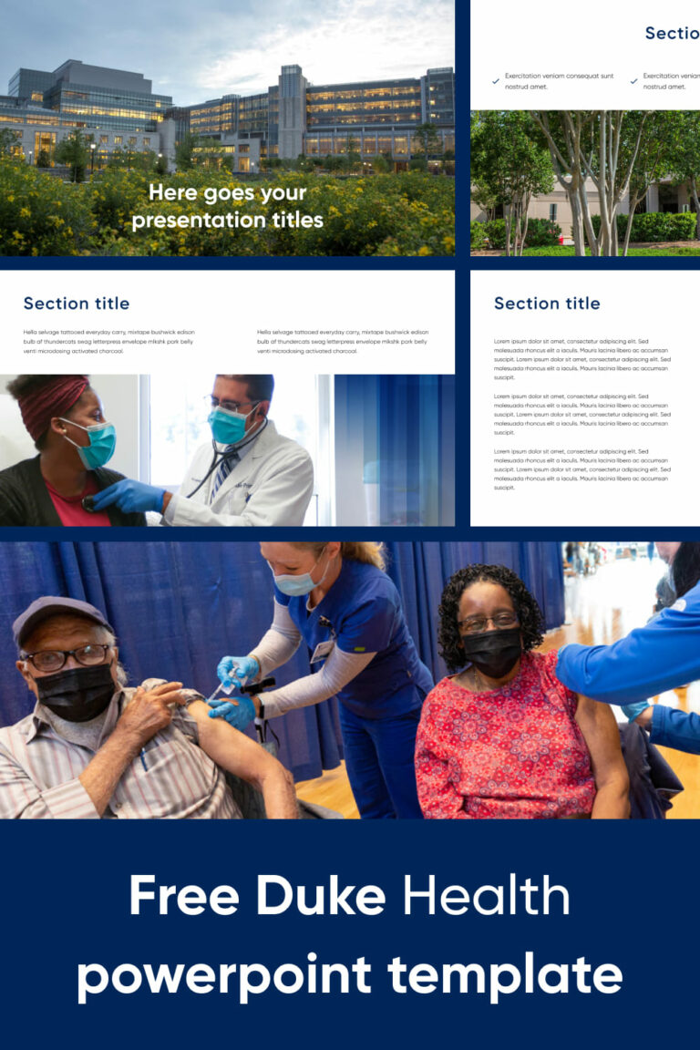 Free Duke Health Powerpoint Template MasterBundles