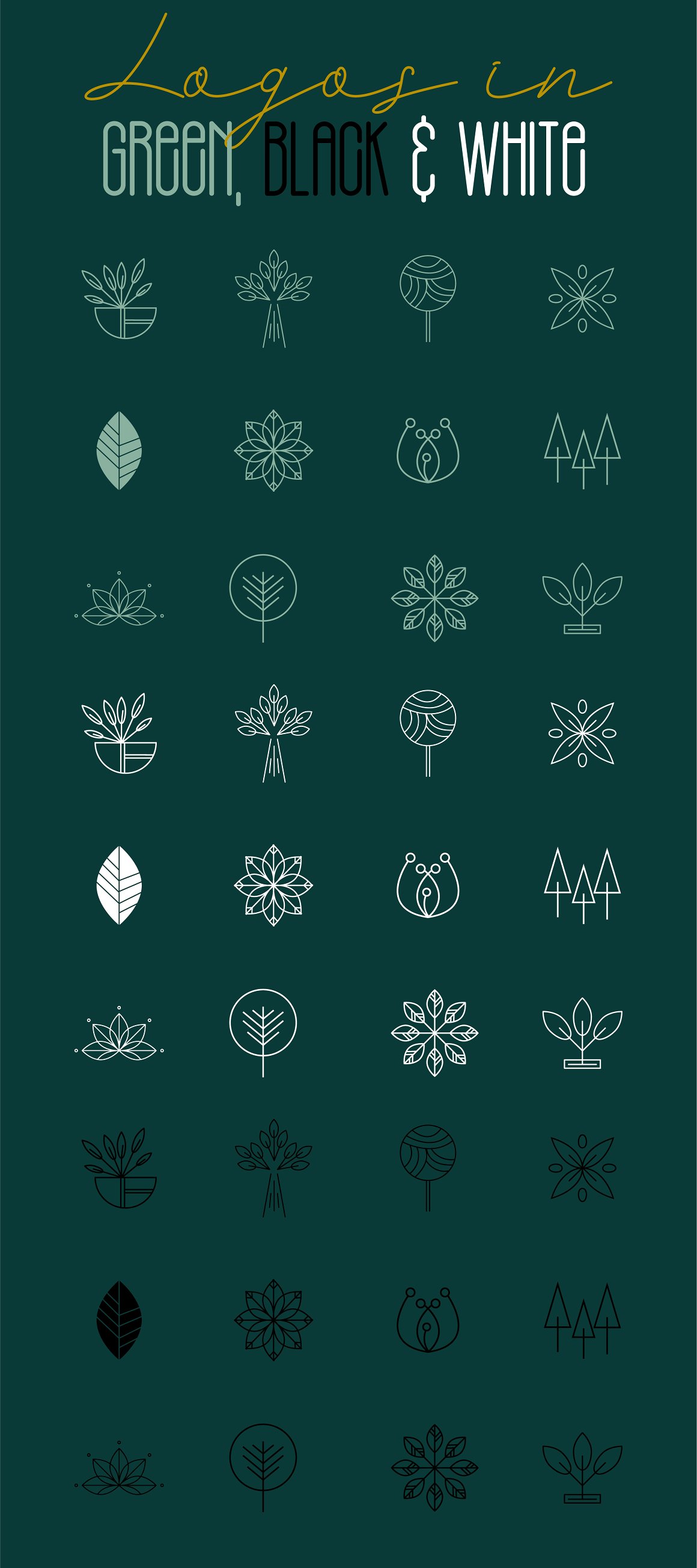 Greens in logos for you.