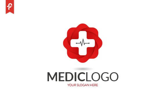 Red Icon of Mediclogo.