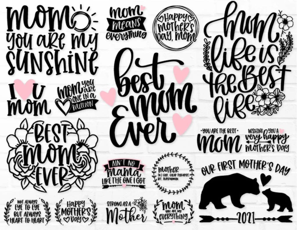 Mothers Day SVG, Mom SVG, Mama SVG, Mommy SVG – MasterBundles