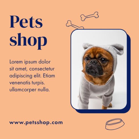 10 Cute Dog Instagram Post Templates – MasterBundles