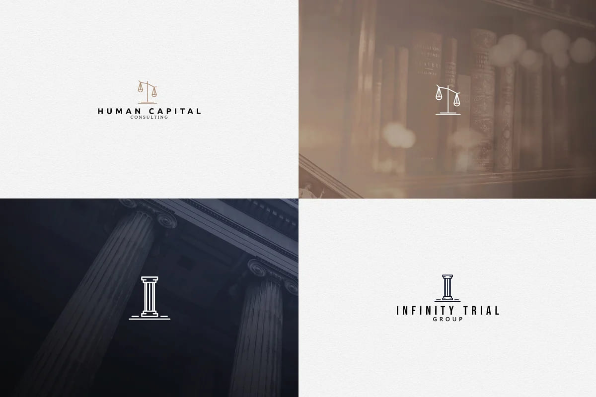 attorney law logos templates.
