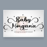 baby morgana modern magical handwritten font cover image.