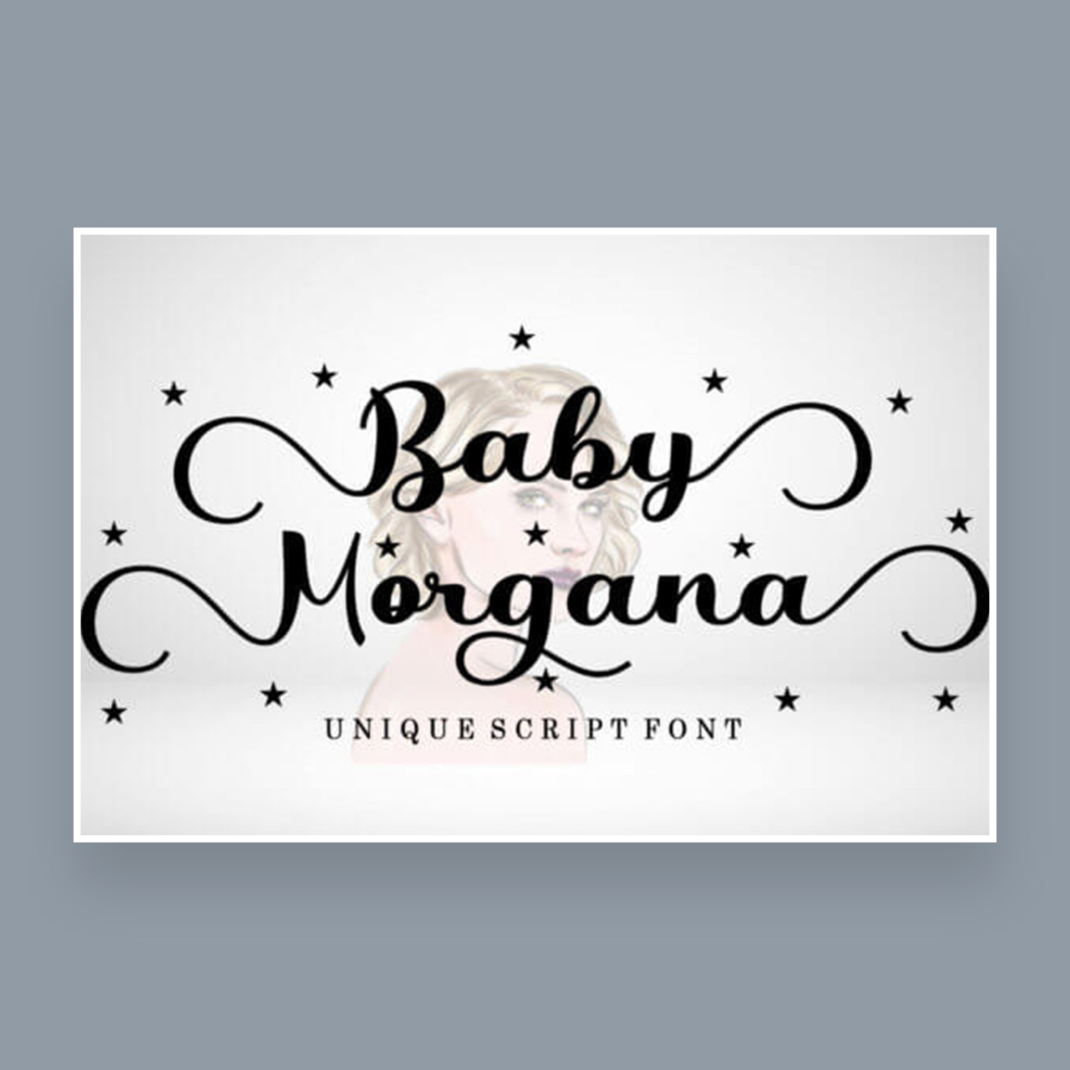 baby morgana modern magical handwritten font cover image.