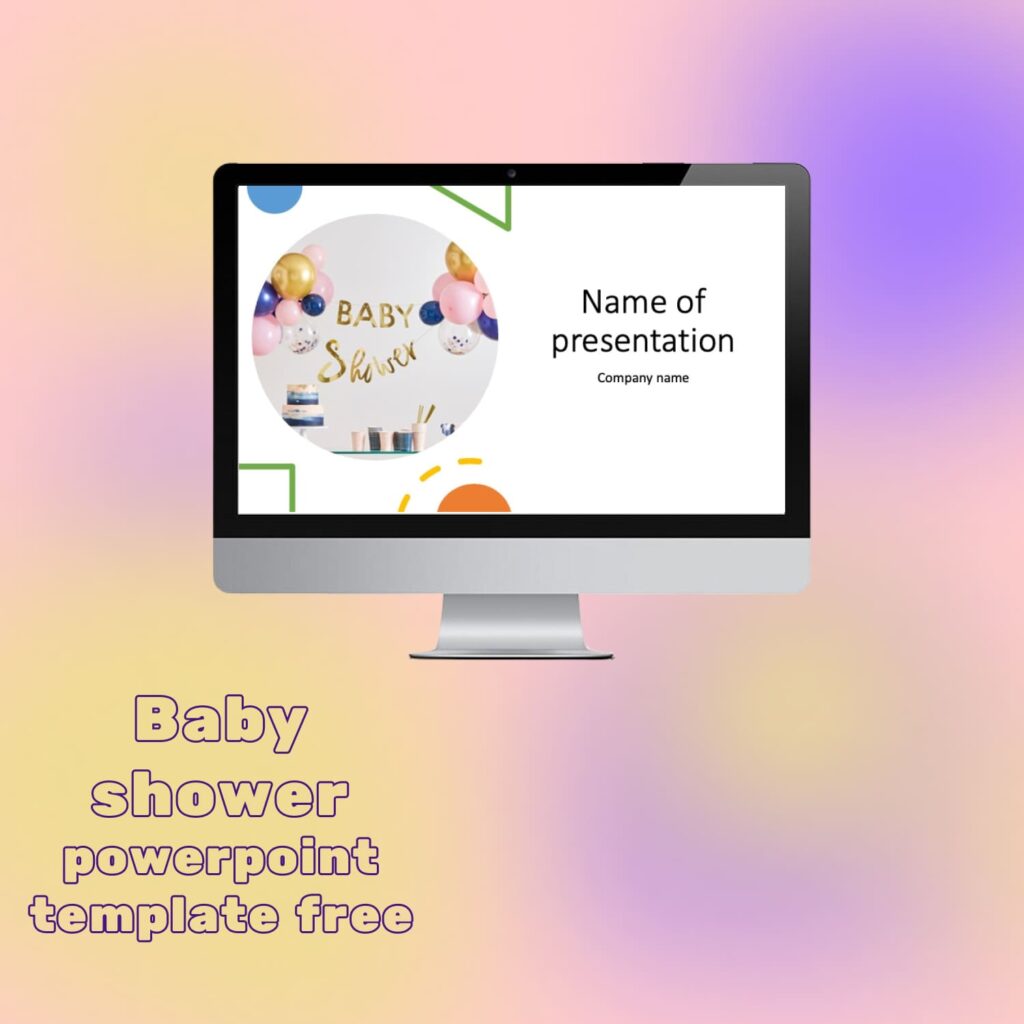 Lovely Baby Shower Powerpoint Template Free MasterBundles