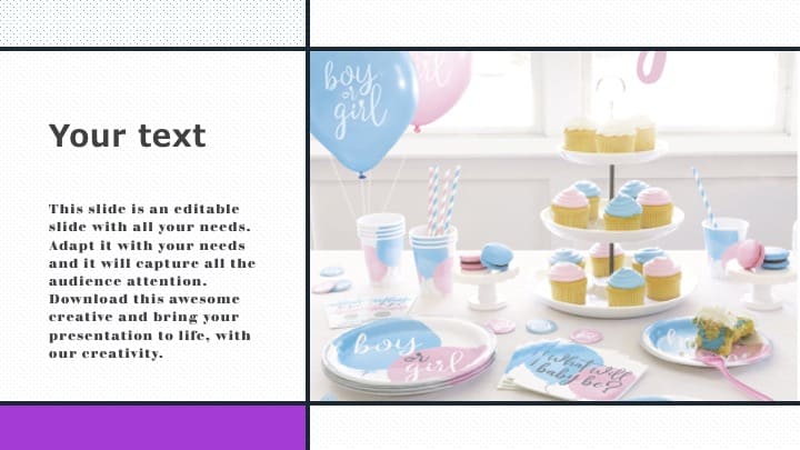4 Baby Shower Powerpoint Template Free.