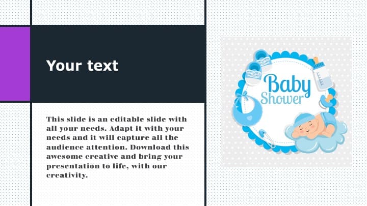 3 Baby Shower Powerpoint Template Free.