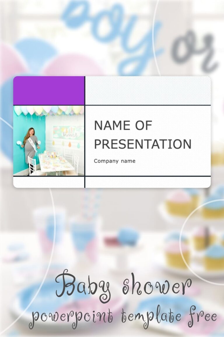 Baby Shower Powerpoint Template Free MasterBundles