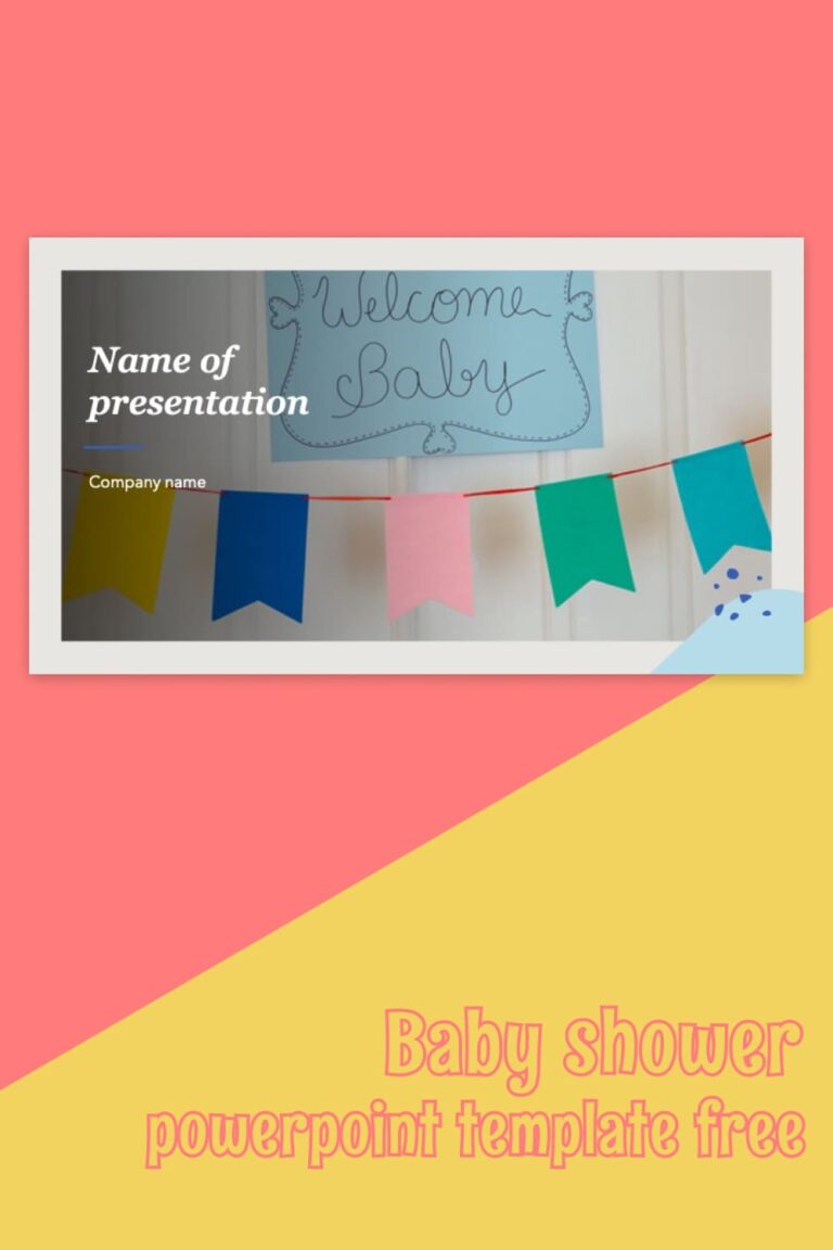 Baby Shower Powerpoint Template Free MasterBundles