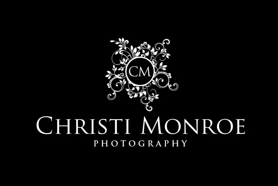 christi monroe beautiful logo template.