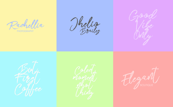 claudhi and jhelio handcrafted script font.
