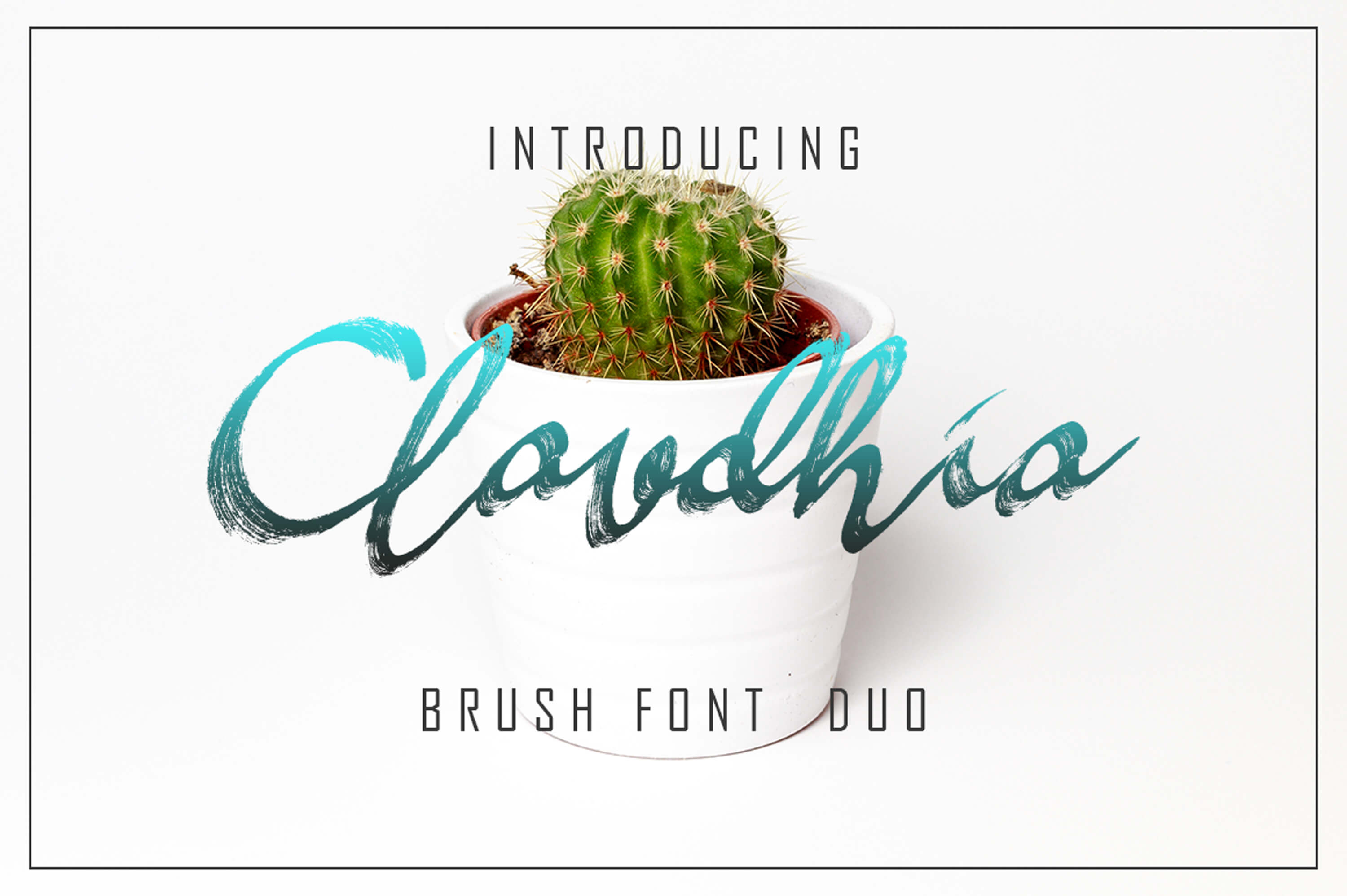 claudhi and jhelio unique playful font.