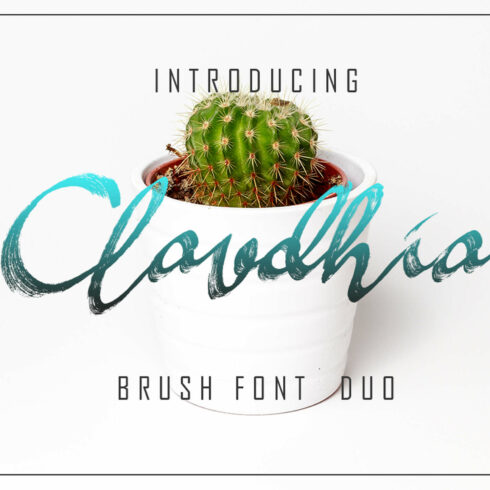 claudhi and jhelio unique playful font cover image.