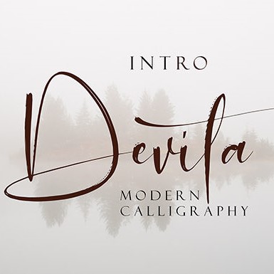 Devita Modern Calligraphy Font cover image.