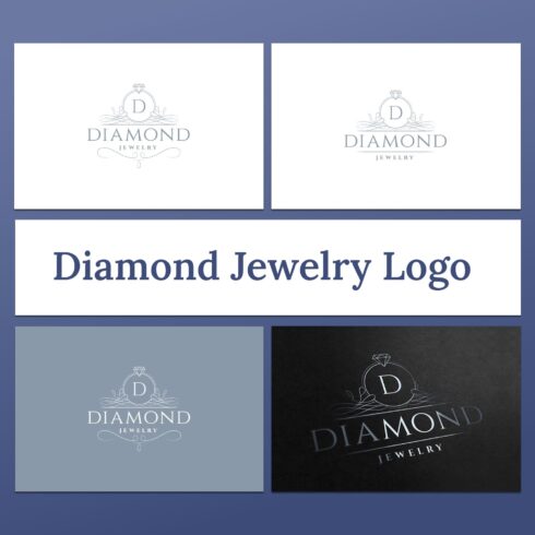 Diamond Jewelry Logo Design cover image.