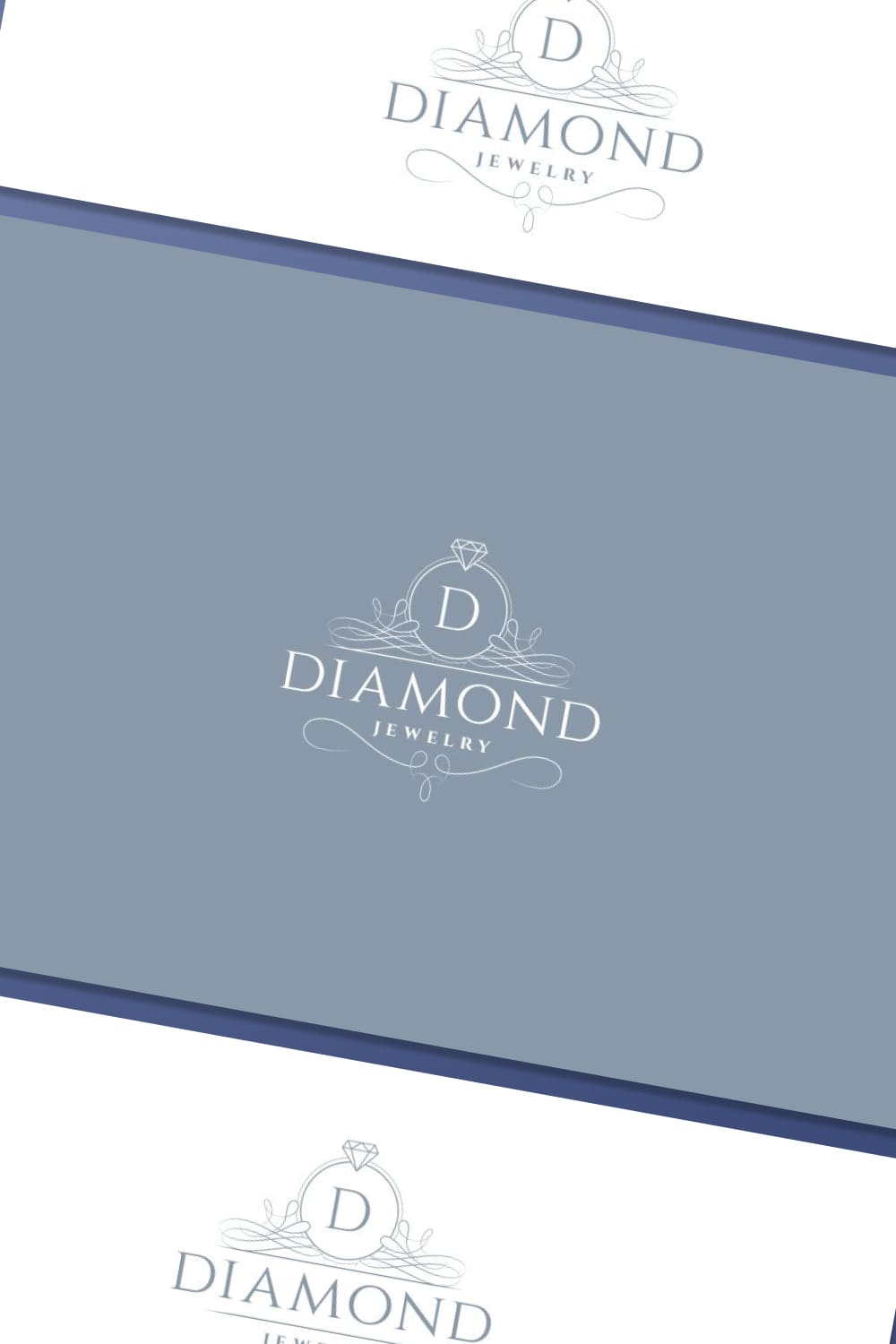 diamond jewelry logo for jewelry brand.