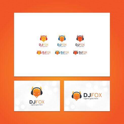 Music Graphics DJ Fox Logo Template – MasterBundles