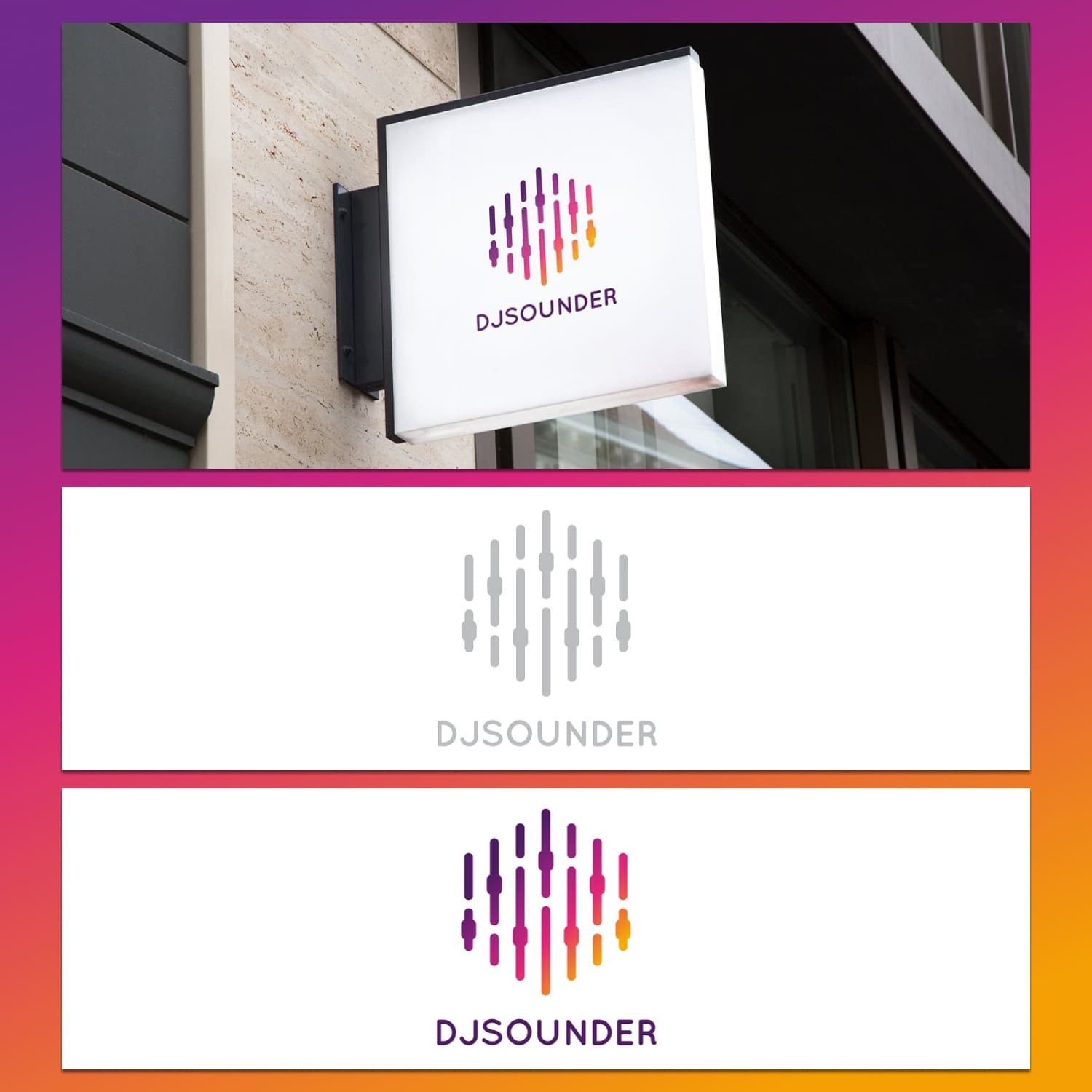 Dj Sound Logo Music Template preview image.