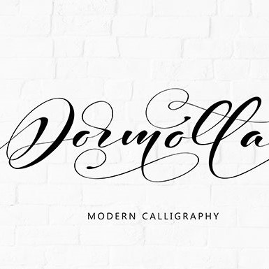 Dormotta Beautiful Handwritten Font cover image.