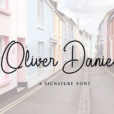 Etera Byotre Stylish Signature Font preview image.