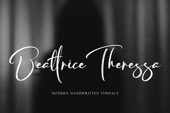 everlasthing elegant handcrafted script font.