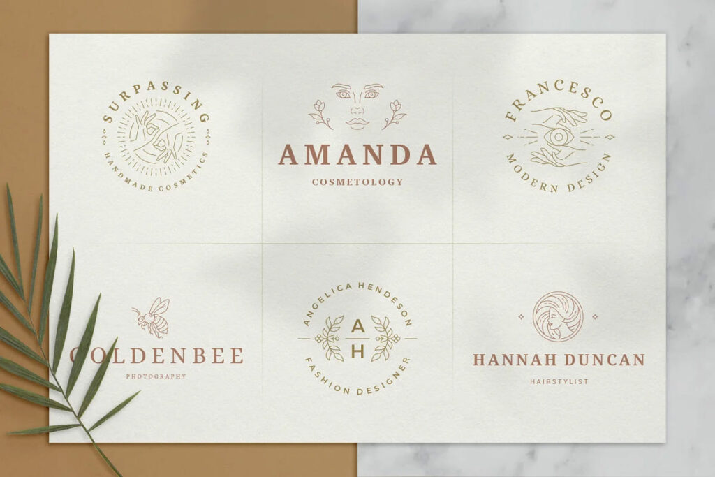 Feminine Logos Editable Templates Bundle – MasterBundles