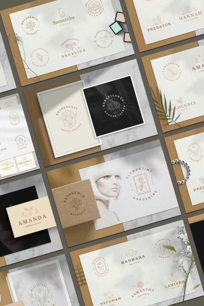 Feminine Logos Editable Templates Bundle – MasterBundles