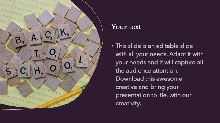 Welcome Back to School Powerpoint Template.