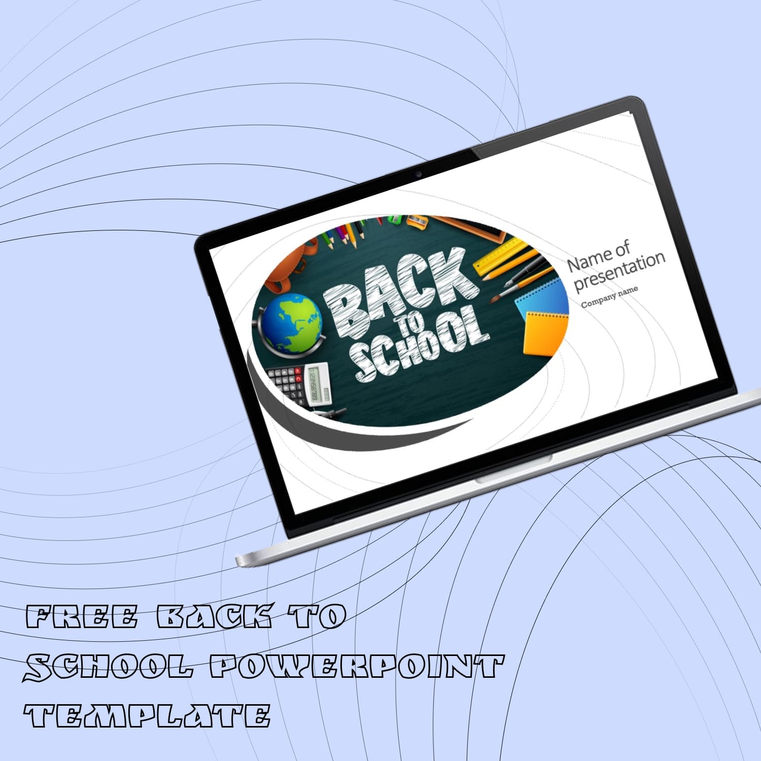 Images with Back To School Powerpoint Template.