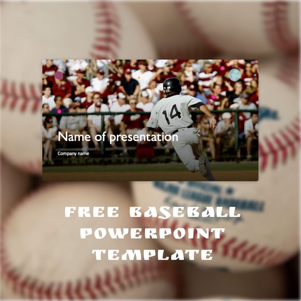 Free Clean Baseball Powerpoint Template – MasterBundles