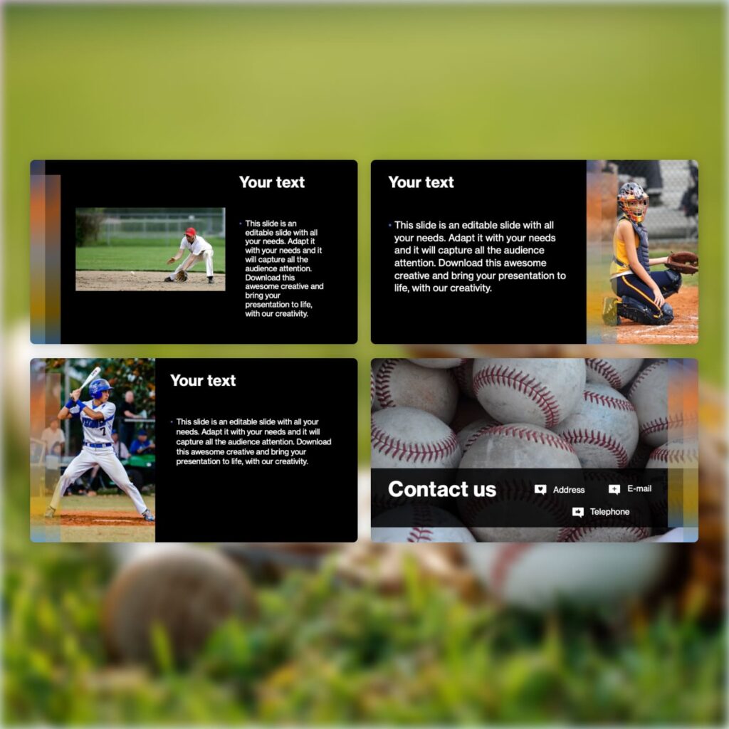 Free Sport Baseball Powerpoint Template – MasterBundles