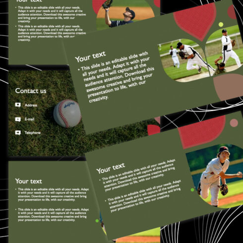 Free Green Baseball Powerpoint Template – MasterBundles