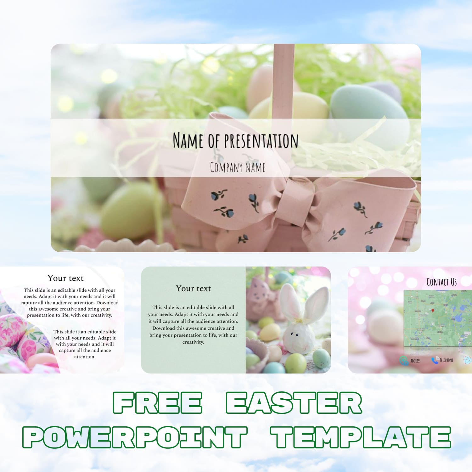 Free Easter Powerpoint Template 1500 1.