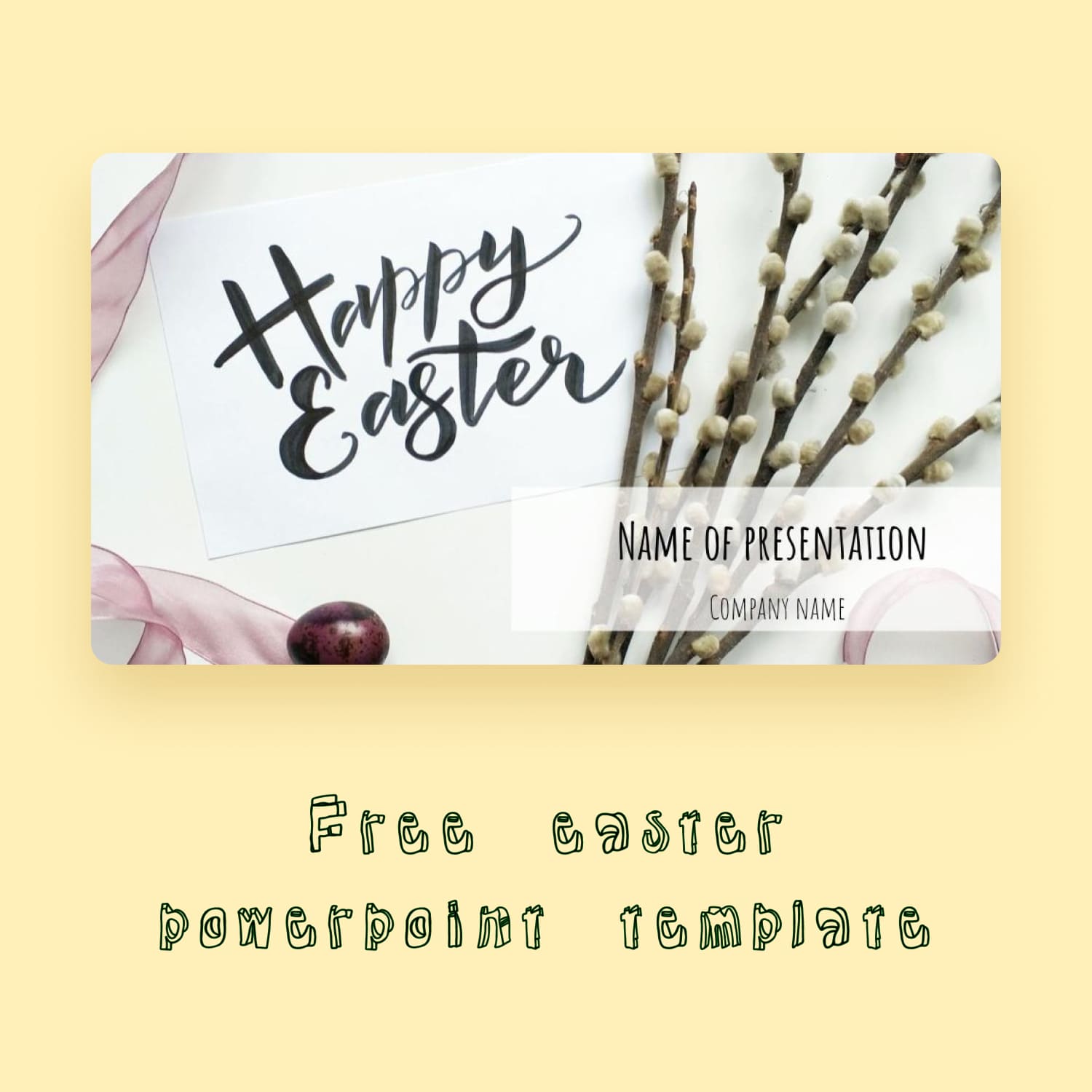 Free Easter Powerpoint Template 1500 2.