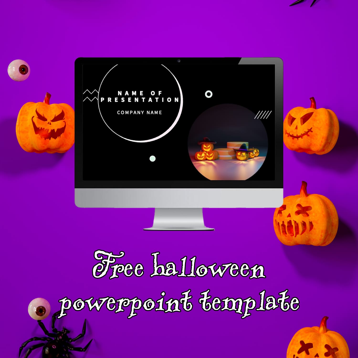 Free Halloween Powerpoint Template.