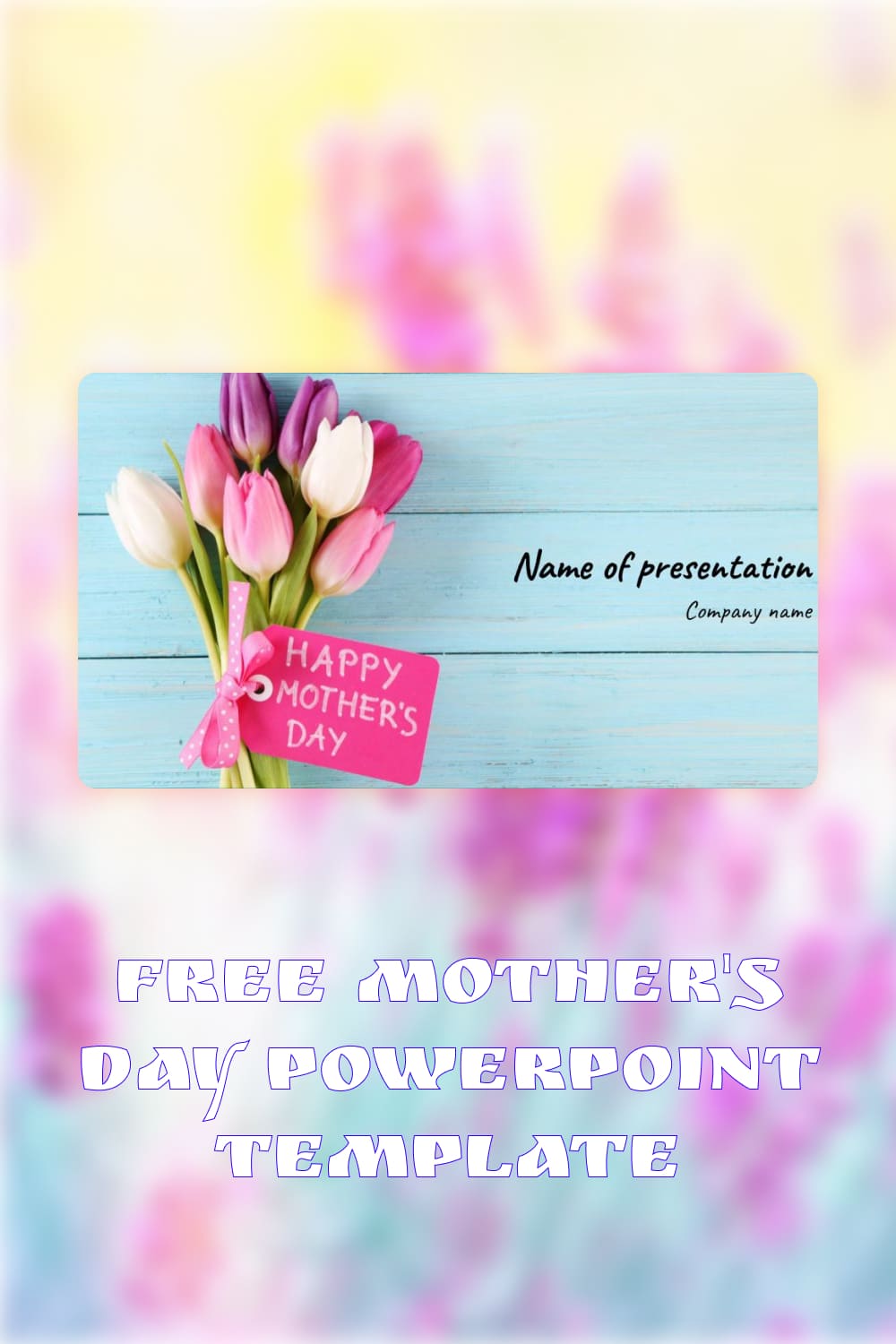 Pinterest Mothers Day Powerpoint Template.