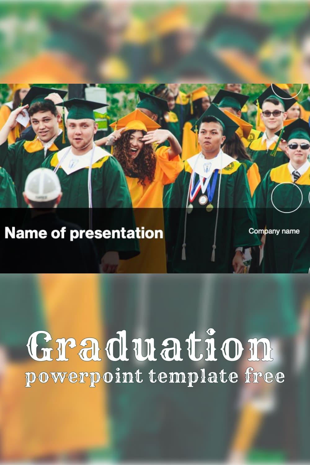graduatin powerpoint template free pinterest