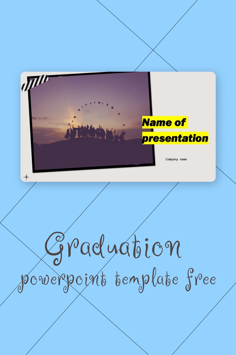 Pinterest of Graduation Powerpoint Template Free.