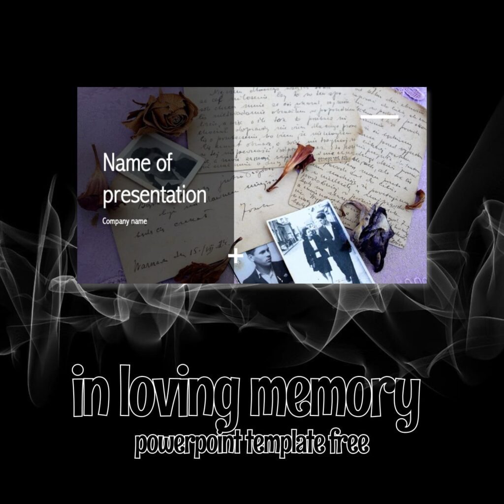 Clean Free In Loving Memory Powerpoint Template – MasterBundles