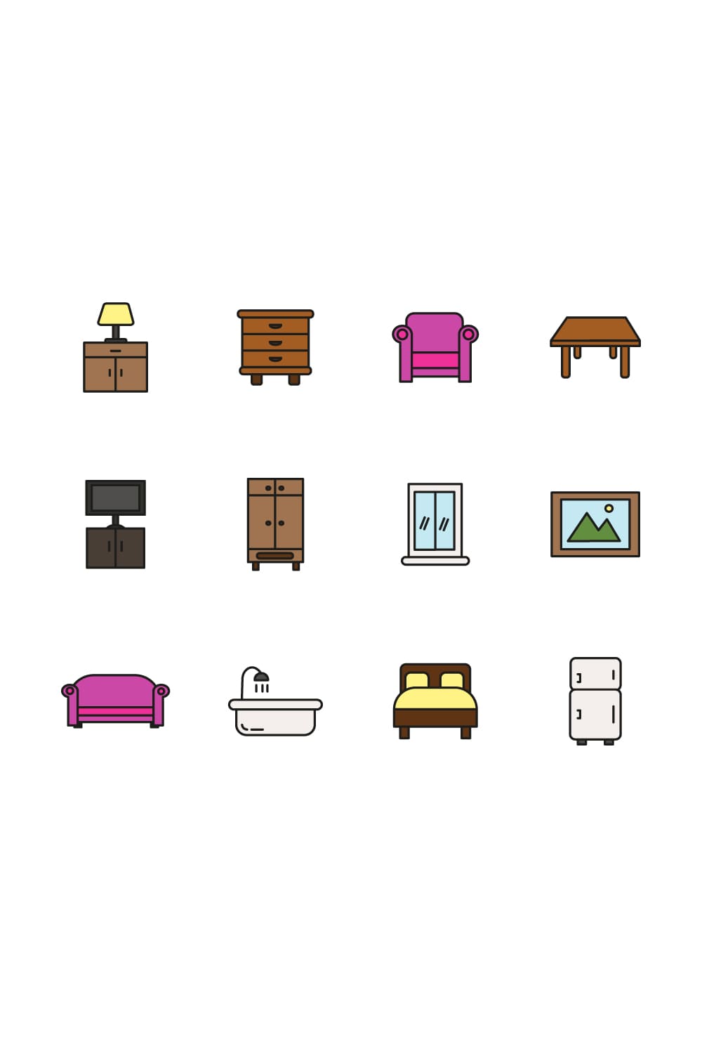 Interior Icons Pinterest.